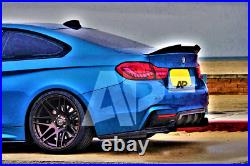 BMW'M Sport' 4 Series F32 Gloss Black High Kick PSM Ducktail Spoiler 2013-2020