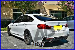 BMW'M Sport' 4 Series F36 Gloss Black High Kick PSM Ducktail Spoiler 2013-2020