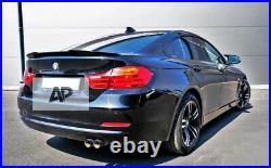 BMW'M Sport' 4 Series Gran Coupe F36 Gloss Black M4 Rear Boot Spoiler 2013-2020