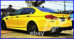 BMW'M Sport' 5 Series M5 F10 Carbon Fibre M4 Style Boot Lip Spoiler 2010-2017