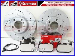 BMW M135i M140i M235i M240i M SPORT DRILLED BRAKE DISCS BREMBO PADS WIRE SENSOR