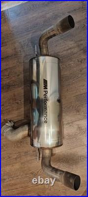 BMW M240i F22 M-sport Back Box Rear Silencer Exhaust System and Chrome Tips