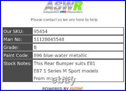 BMW Rear Bumper M Sport E81 E87 1 SERIES 51128045548
