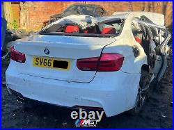 BMW Rear Bumper with PDC in White F30 3 Series LCI Facelift M Sport Light damage