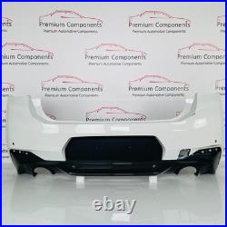 BMW X2 Rear Bumper M Sport F39 Genuine White With Diffuser 2017 2020 AP74 BMW X2 Rear Bumper M Sport F39 Genuine White With Diffuser 2017 2020 AP74