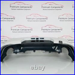 BMW X2 Rear Bumper M Sport F39 Genuine White With Diffuser 2017 2020 AP74