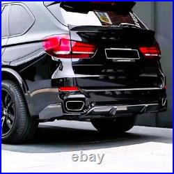 BMW X5 F15 M Sport Carbon Fibre Rear Diffuser Lip Valance Bumper + Side Spats