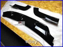 BMW X5 F15 X5M Gloss Black Rear Diffuser Lip Valance Bumper + Side Spats M Sport