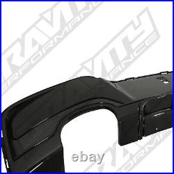 Black Rear Diffuser Bumper Single Exit M Sport Look For Bmw 1 Series F20 12-15