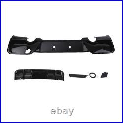 Black Rear Kit for BMW F20 F21 1 Series M Sport 11-15 PP Bumper Diffuser