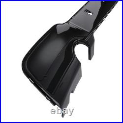 Black Rear Kit for BMW F20 F21 1 Series M Sport 11-15 PP Bumper Diffuser