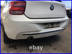 Bmw 1 Series 11-15 F20 F21 Sport Line Rear Bumper No Pdc Alpine White 300