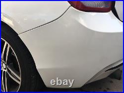 Bmw 1 Series 11-15 F20 F21 Sport Line Rear Bumper No Pdc Alpine White 300