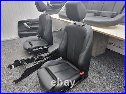 Bmw 1 Series F20 Complete Sport Interior Seats Door Cards Black Leather Heated