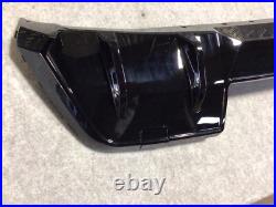 Bmw 1 Series F70 M Sport Rear Bumper Lower Diffuser In Gloss Black 2024