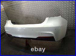 Bmw 3 Series Bumper Rear White Alpinweiss 3 Saloon M Sport 8056497 F30 2015 19