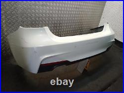 Bmw 3 Series Bumper Rear White Alpinweiss 3 Saloon M Sport 8056497 F30 2015 19