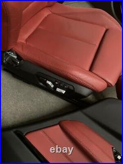 Bmw 3 Series F31 Estate M Sport Electric Memory Heated Rear Leather Seats Red