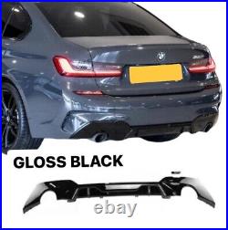 Bmw 3 Series G20 G21 Gloss Black M Sport Performance Style Rear Diffuser Mp