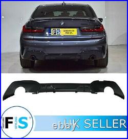 Bmw 3 Series G20 G21 M Performance Sport Gloss Black Rear Diffuser 3 Piece