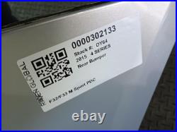Bmw 4 Series Bumper Rear Silver X04 Coupe M Sport 8060889 F32 2013 2017 Bmw 4 Series Bumper Rear Silver X04 Coupe M Sport 8060889 F32 2013 2017