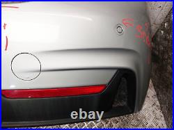 Bmw 4 Series F32 3dr Coupe M-sport Complete Rear Bumper In Silver A83 2014