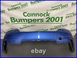 Bmw 4 Series F32 F33 36 M Sport Rear Bumper ESTORIL BLUE Genuine