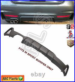 Bmw 4 Series F32 F33 F36 Performance M Sport Rear Diffuser Exhaust Valance 12+