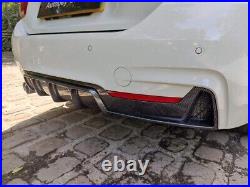 Bmw 4 Series F32 F33 F36 Performance M Sport Rear Diffuser Lip Carbon Look