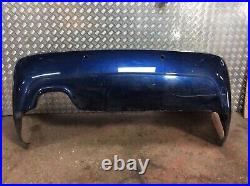 Bmw 5 E60 M Sport Saloon 2003-10 Rear Bumper In Blue Paint Code A76 2007