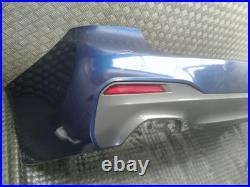 Bmw 5 Series Bumper Rear Blue C10 Saloon M Sport 8073725 G30 2017-2020 Bmw 5 Series Bumper Rear Blue C10 Saloon M Sport 8073725 G30 2017-2020