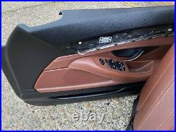 Bmw 5 Series Estate F11 Pre LCI M Sport Heated Half Electric Brown Seats Set Oem