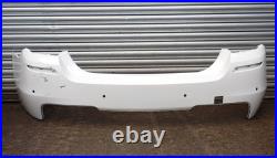 Bmw 5 Series F10 2016 M Sport Rear Bumper In Alpinweiss3 7906324 (scratches)