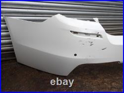 Bmw 5 Series F10 2016 M Sport Rear Bumper In Alpinweiss3 7906324 (scratches)