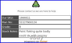 Bmw 5 Series M Sport Mk6 (f10) 2010-2011 Bumper Rear 51127906124