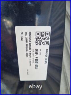 Bmw 5 Series M Sport REAR BUMPER Black CARBONSCHWARZ METALLIC 416 04-10