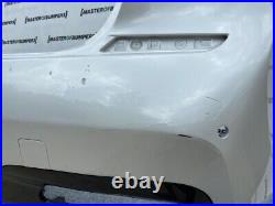 Bmw 7 Series M Sport G11 G12 2016-20 Rear Bumper In White 6 X Pdc Genuine B370