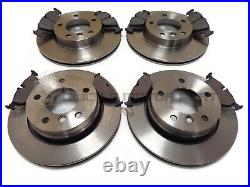 Bmw E46 325 M Sport 2000-2005 Front And Rear Brake Discs And Pads Set New