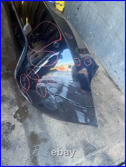 Bmw E60 520d M-sport Rear Bumper Bare Carbon Schwarz 2007