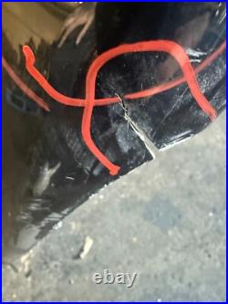 Bmw E60 520d M-sport Rear Bumper Bare Carbon Schwarz 2007