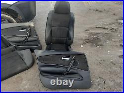 Bmw E87 1 Series Half Leather M Sport Front And Rear Seats + Door Cards Damage