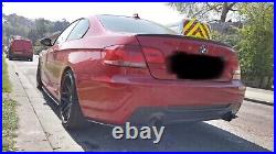 Bmw E92/E93 M-Sport LCI (2010-2013) Side Skirt Lips & Rear Spats BLACK GLOSS