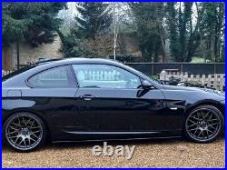 Bmw E92/E93 M-Sport PRE LCI Side Skirt Lips & Rear Spats (Abs Black Gloss)