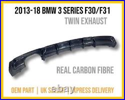 Bmw F30 F31 3 Series Rear Diffuser Bumper M Sport Performance Twin Carbon Fibre