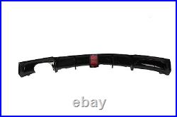 Bmw F30 F31 3 Series Rear Diffuser M Sport Twin Exhaust Gloss Black With Led