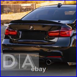 Bmw F30 F31 M Sport Performance Style Dual Exit Rear Bumper Diffuser Gloss Black