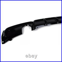 Bmw F30 F31 M Sport Performance Style Dual Exit Rear Bumper Diffuser Gloss Black