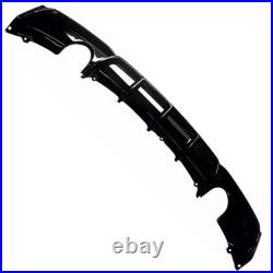 Bmw F30 F31 M Sport Performance Style Dual Exit Rear Bumper Diffuser Gloss Black