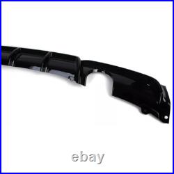 Bmw F30 F31 M Sport Performance Style Dual Exit Rear Bumper Diffuser Gloss Black