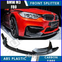 Bmw M3 M4 F80 F82 F83 Front Splitter Lip Carbon Fibre M Performance Style